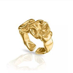OMA THE LABEL the Bark Stainless Steel Ring